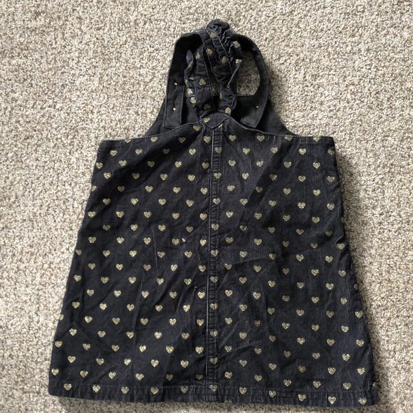 Corduroy heart print dress - Picture 3 of 4